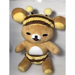 Rilakkuma Meets Honey Bee Lg Plush Stuffed Animal Toy 16” San-X 2018